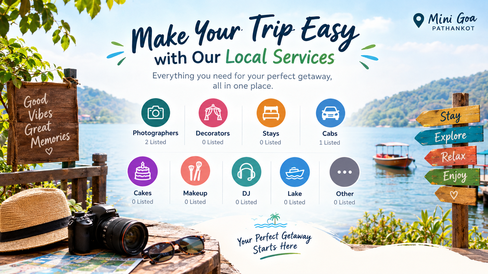 Make Your Trip Easy with Local Services at Mini Goa Pathankot